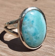 Bague larimar argent d'occasion  Marseille XV