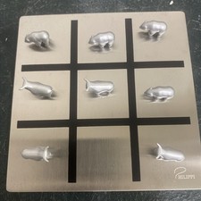 Bolsa de Valores de Londres Metal Noughts & Crosses Jogo Tic Tac Toe Ursos e Touros comprar usado Bolsa de Valores de Londres Metal Noughts & Crosses Jogo Tic Tac Toe Ursos e Touros comprar usado  Enviando para Brazil