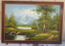 Framed landscape oil for sale  Grants Pass