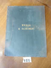 Weber schubert hardback for sale  WALTON ON THE NAZE