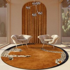 Tapete redondo macio macio para decoração de quarto tapete de pelúcia tapete antiderrapante para casa comprar usado  Enviando para Brazil