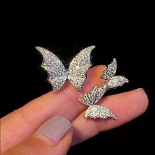 Conjunto de pavê Three Butterflies Design 2,82 CT corte redondo simulado anel aberto de safira comprar usado Conjunto de pavê Three Butterflies Design 2,82 CT corte redondo simulado anel aberto de safira comprar usado  Enviando para Brazil