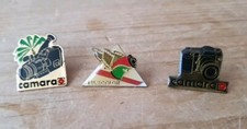 Camera pin badges for sale  WELLING