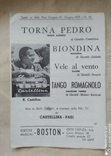 Castellina pasi fascicolo usato  Chivasso