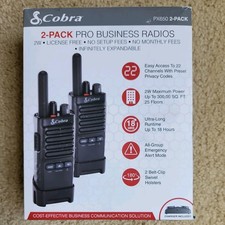 Rádios Walkie Talkie FRS Cobra PX650 2-Pack Pro Business 2-Way sem licença comprar usado  Enviando para Brazil