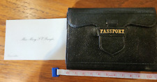 Victorian leather passport for sale  BRISTOL