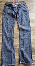 Calça jeans feminina Apple Bottoms azul enxágue escuro 5/6Y2K hipster grunge vintage  comprar usado  Enviando para Brazil