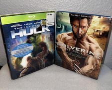 Blu-Ray The Incredible Hulk Lenticular & Wolverine 2 Movie Pack w/ Slip Covers comprar usado  Enviando para Brazil