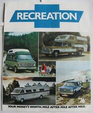 Chevrolet recreational vehicle for sale  LEICESTER