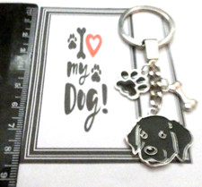 Black labrador keyring for sale  SHEFFIELD