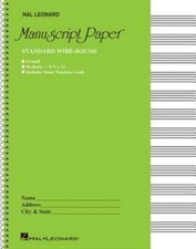 Manuscript paper standard for sale  Montgomery