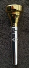 HENRI SELMER PARIS 3S 5, bocal trompete, banhado 24K IMPECÁVEL! comprar usado  Enviando para Brazil