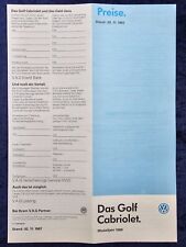 Golf cabrio cabriolet gebraucht kaufen  Vechta