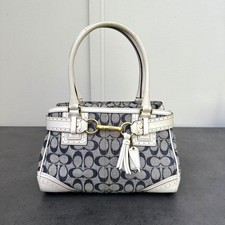 Borsa coach denim usato  Spedire a Italy