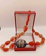 Ovo bola de esmalte berbere marroquino com pedras de cornalina berbere laranja antiga comprar usado Ovo bola de esmalte berbere marroquino com pedras de cornalina berbere laranja antiga comprar usado  Enviando para Brazil