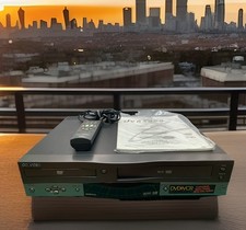 GO Video DVR4000 DVD VCR VHS Combo Reproductor Grabadora con Control Remoto Manual Probado segunda mano  Embacar hacia Mexico