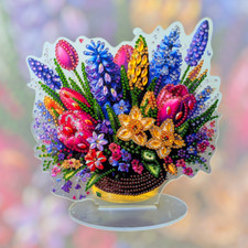 Blumenkorb frühling dekoaufst gebraucht kaufen  Rodewisch