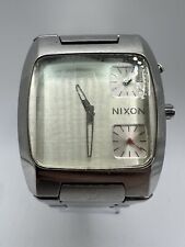 Relógio masculino Nixon Count It The Banks 40 mm tempo duplo mostrador branco aço inoxidável comprar usado  Enviando para Brazil