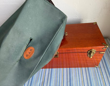 Usado, Abercrombie & Fitch 1961 modelo padrão caixa de equipamento de mogno com capa original comprar usado  Enviando para Brazil