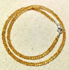 Citrin kette facettiert gebraucht kaufen  Heiligenhaus