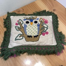 Travesseiro vintage completo ponto cruz coruja 13"×10" comprar usado Travesseiro vintage completo ponto cruz coruja 13"×10" comprar usado  Enviando para Brazil