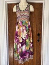Dress summer colourful for sale  CHELTENHAM