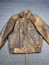 Leather bomber jacket for sale  Albemarle