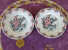 Assiettes plates faience d'occasion  France