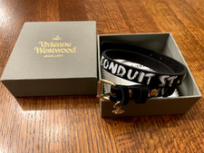 Colar Gargantilha Vivienne Westwood Couro Punk NOVO NUNCA USADO  comprar usado  Enviando para Brazil