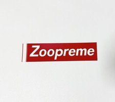 Adesivo logotipo caixa Supreme Zoopreme comprar usado  Enviando para Brazil