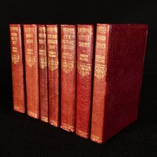 1907 7vol Collected Works of Charles Dickens Slipcase Leather comprar usado  Enviando para Brazil