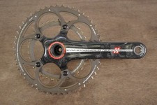 Pedivela de carbono 175mm 50/34T Campagnolo Super Record titânio 11 velocidades comprar usado  Enviando para Brazil