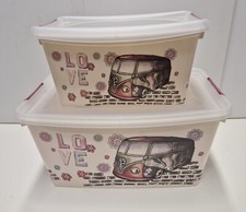 2er set aufbewahrungsboxen gebraucht kaufen  Deutschland