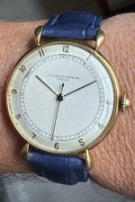 1940 Vacheron Constantin Calatrava porcas de lágrima de ouro maciço 18K 36mm cal P454 comprar usado  Enviando para Brazil
