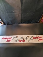 Cachecol The Backstreet Boys 1998 Tour Souvenir fac-símile autografado com botões  comprar usado  Enviando para Brazil