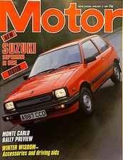 Motor magazine jan for sale  WATERLOOVILLE