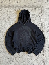 Moletom com capuz vintage Diesel Punk logotipo metal desgastado tamanho M comprar usado  Enviando para Brazil
