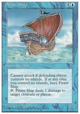 Mtg pirate ship usato  Italia