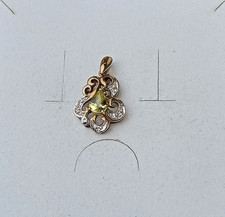 Chrysoberyll goldanhänger gebraucht kaufen  Haldensleben-Umland