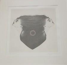 Omar galliani. serigrafia usato  Italia