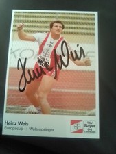 Heinz weis autogrammkarte gebraucht kaufen  Winsen