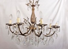 Lampadario gocce cristallo usato  Roma