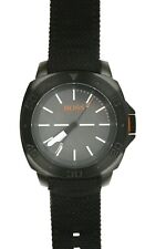 Relógio masculino Hugo Boss 'São Paulo' pulseira de lona preta 49 mm 133664 comprar usado  Enviando para Brazil