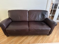 Natuzzi leather sofa for sale  SHEFFIELD