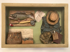 Rustic fishing shadow for sale  Davisburg
