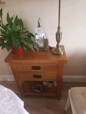 Solid oak console for sale  PONTEFRACT