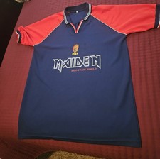 Camisa de futebol Iron Maiden Grande Admirável Mundo Novo 44 comprar usado  Enviando para Brazil