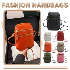 Bolsa tiracolo feminina de couro pequena alça ajustável bolsa de ombro para viagem de trabalho comprar usado  Enviando para Brazil