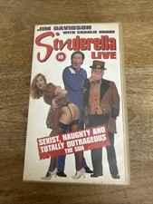 Sinderella live vhs for sale  HALIFAX