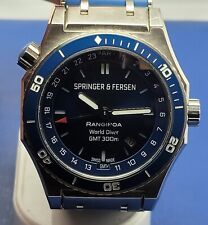 SPRINGER&FERSEN RANGIROA WORLD DIVER GMT 300M AUTOMÁTICO MASCULINO 44MM  comprar usado  Enviando para Brazil
